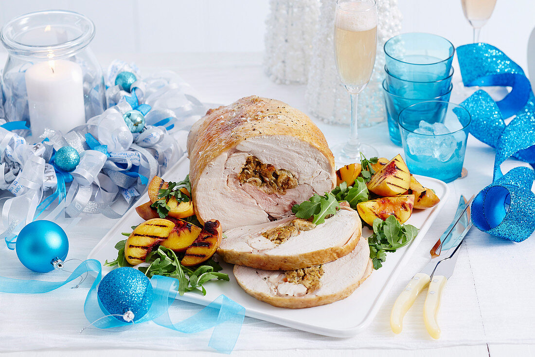 Turkey with Sun-dried Tomato Stuffing