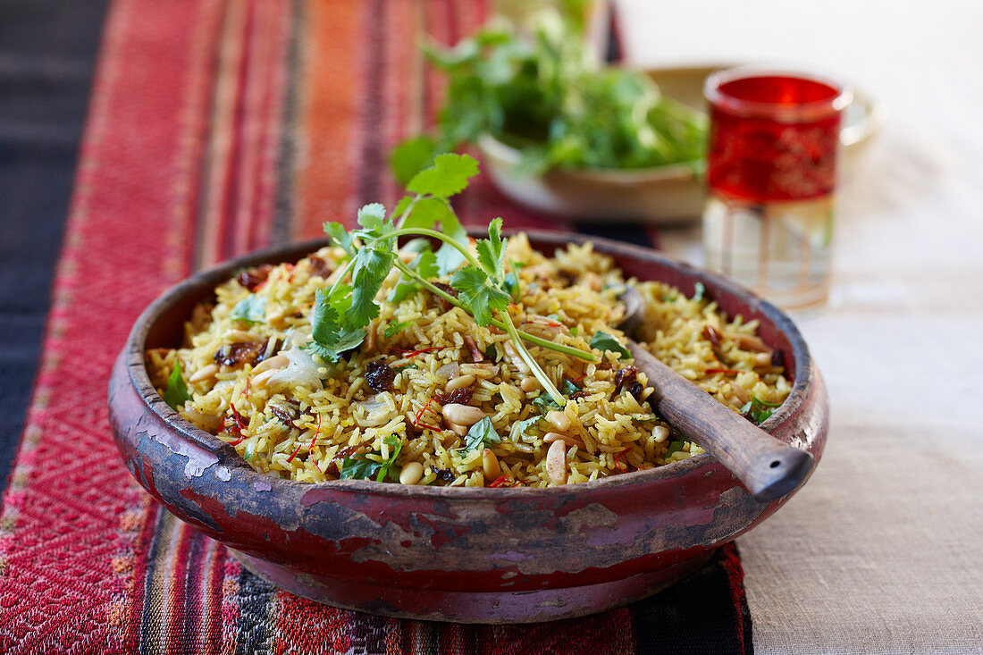 Persian rice pilaf