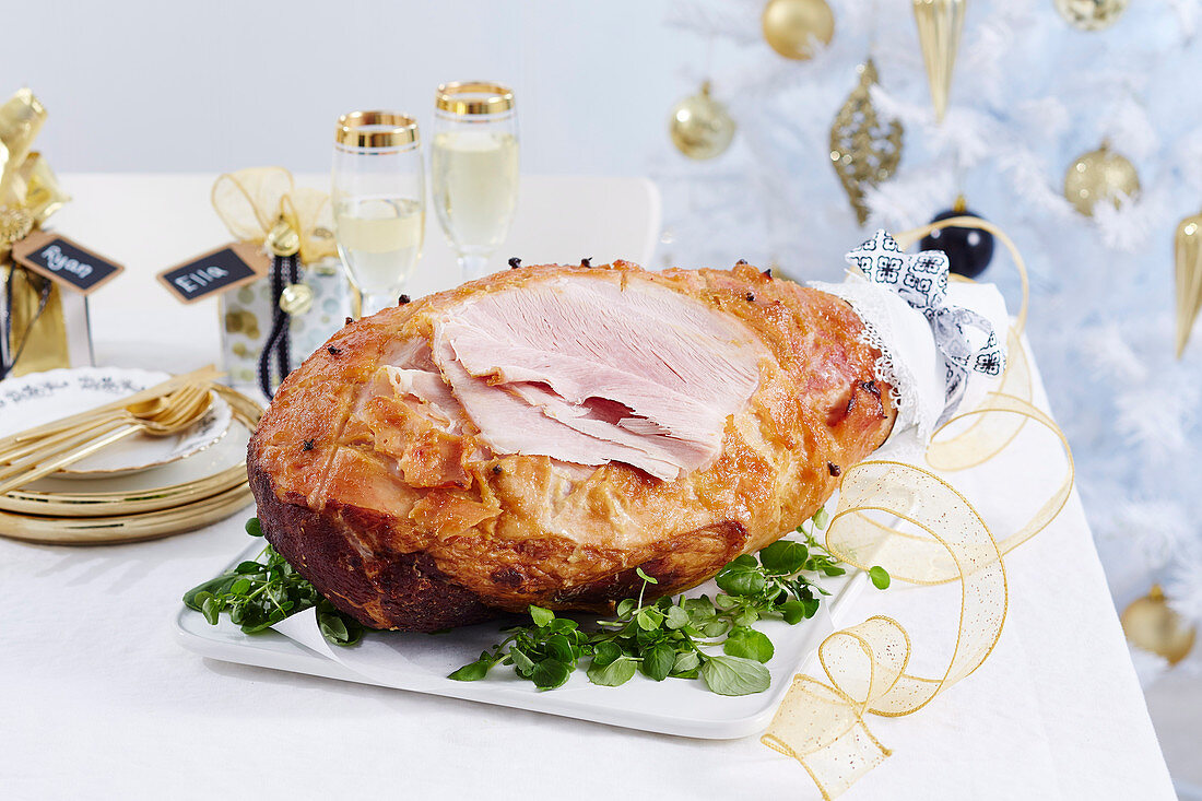 Christmas with Woman s Day - All the trimmings! - Ginger & Mustard Glazed Ham