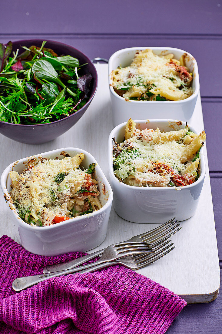 Tuna and Spinach Pasta Bake