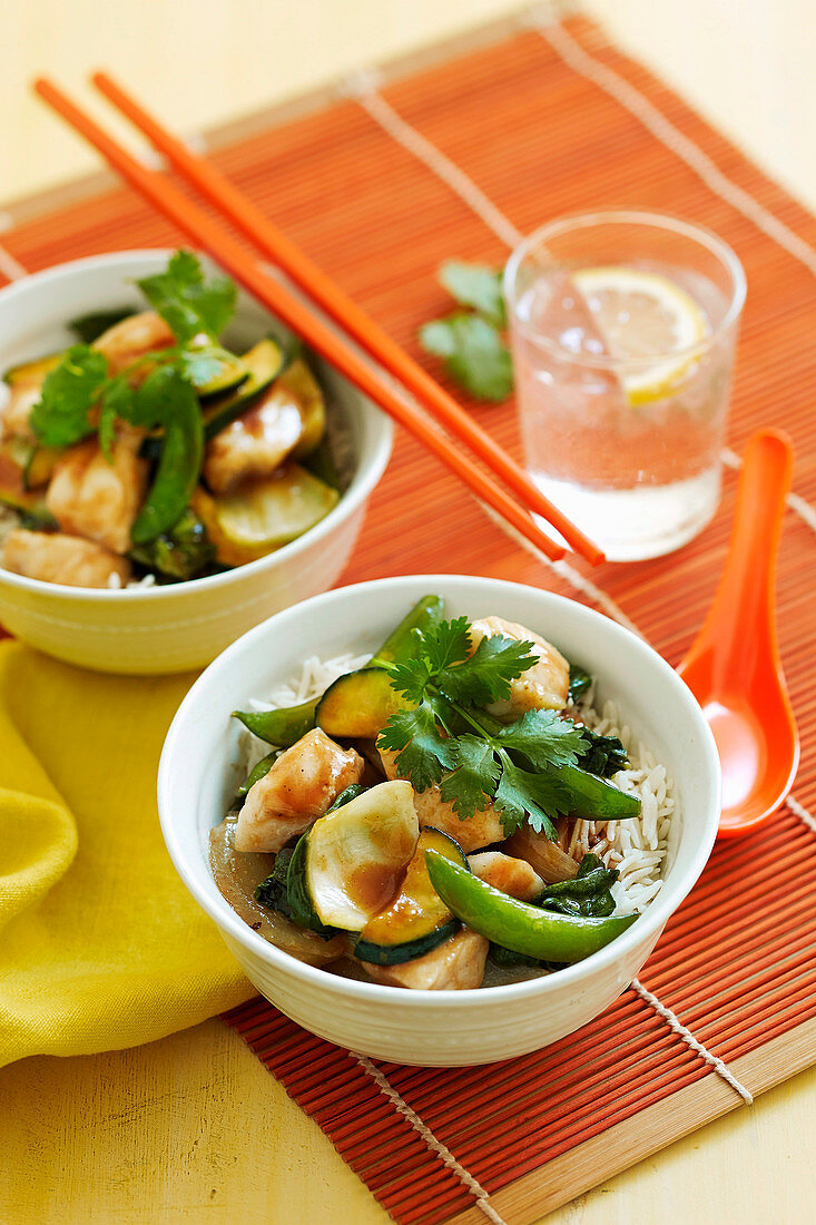 Plum Fish stir-fry