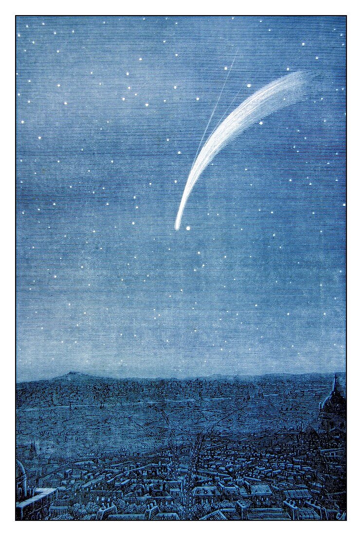 Donati's Comet of 1858, illustration