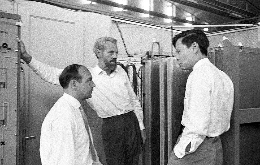 Chen-Ning Yang visiting CERN, May 1962