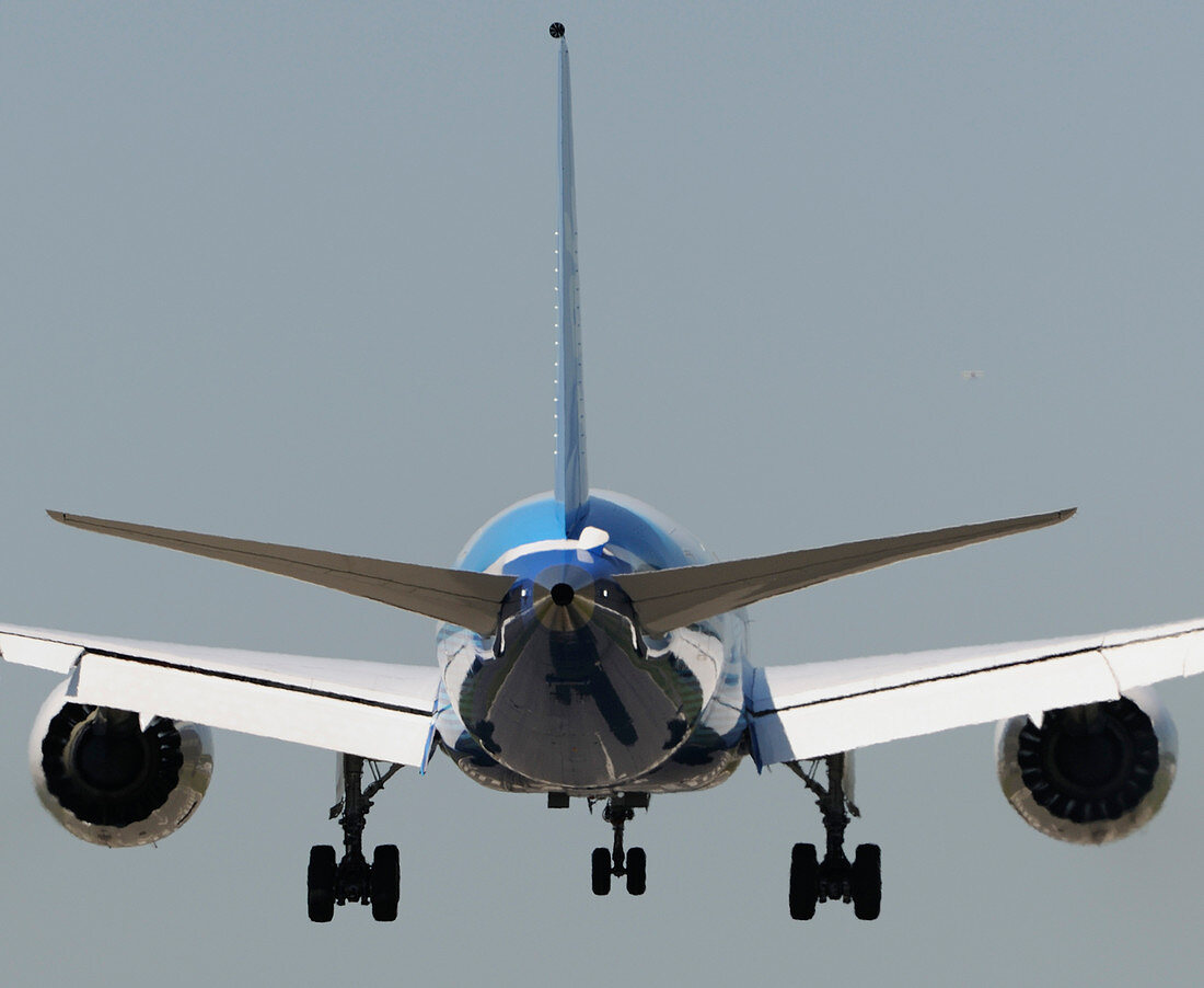 Boeing 787-8 Dreamliner landing