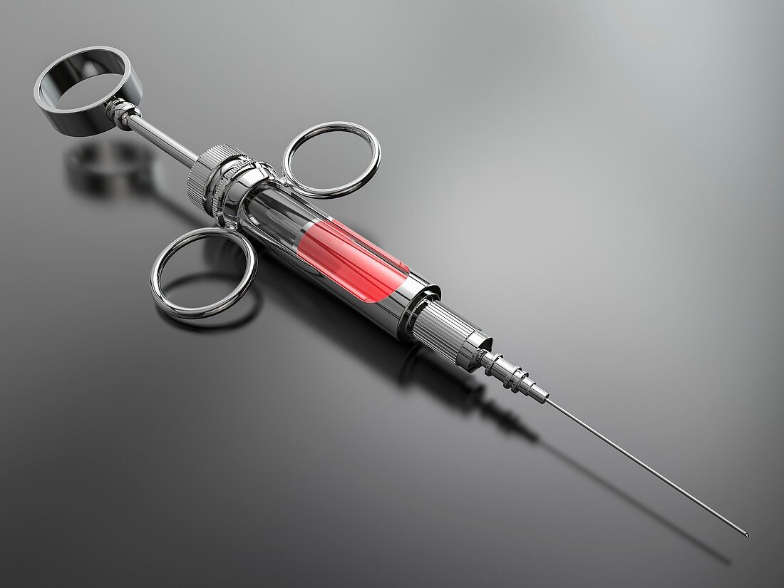 Syringe, illustration
