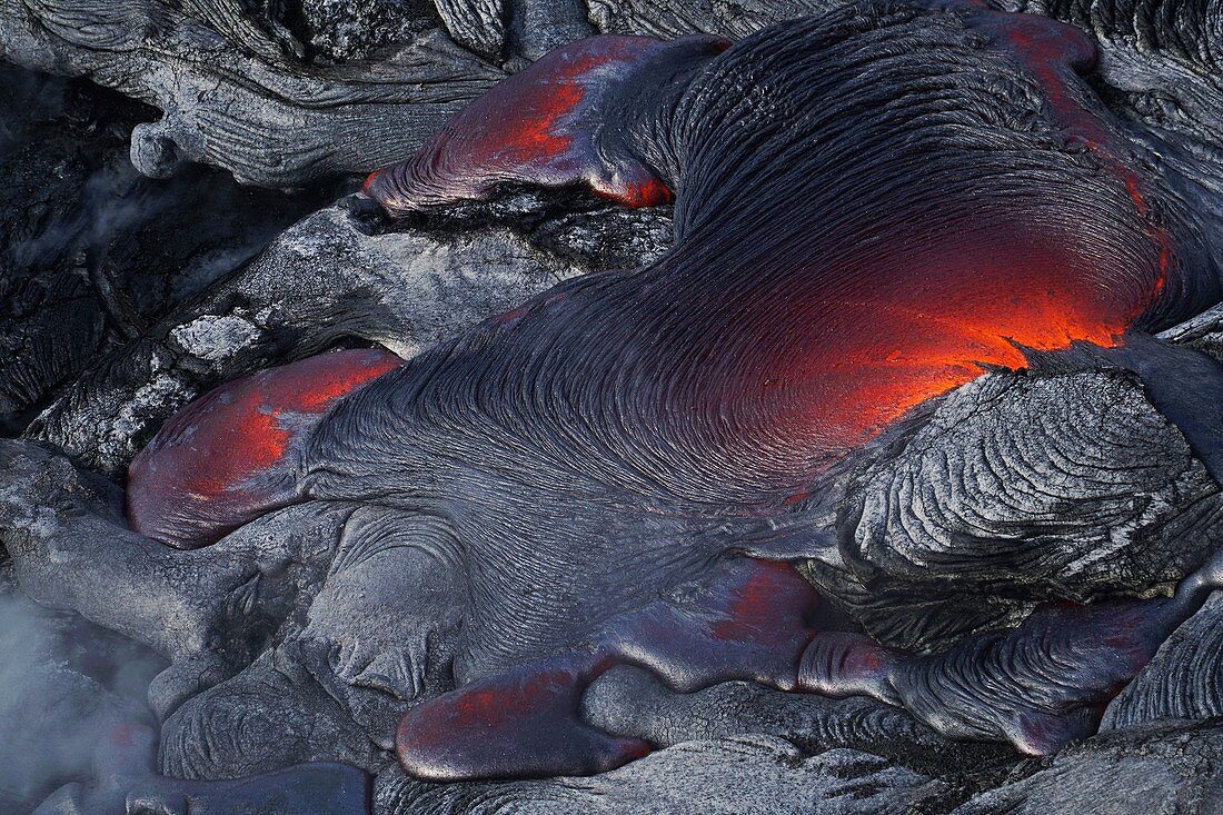 Lava flow from Kilauea, Hawaii