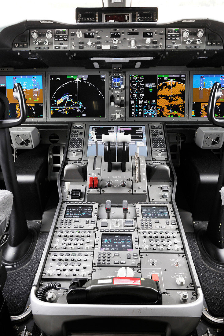 Boeing 787 prototype cockpit