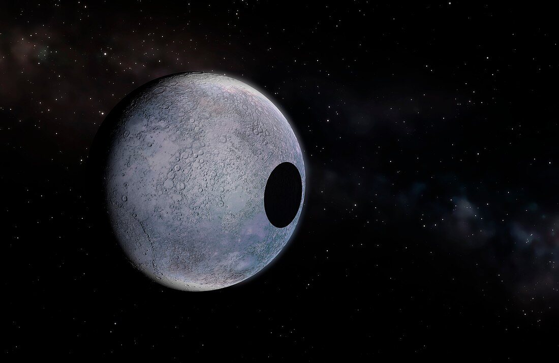 Artwork of Dwarf Planet Eris