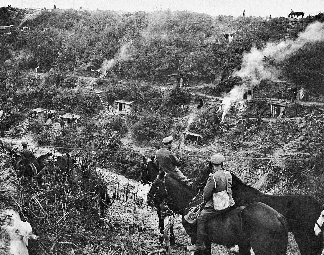 Breaching the Hindenburg Line, First World War