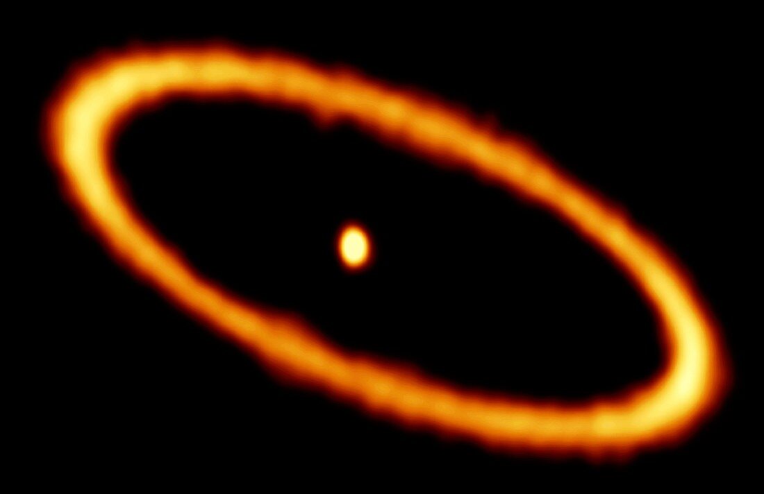 Fomalhaut star, ALMA image