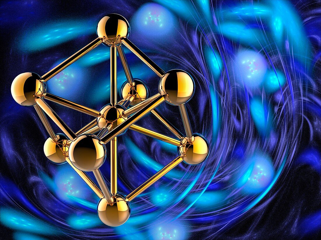 Ferrite molecule, illustration