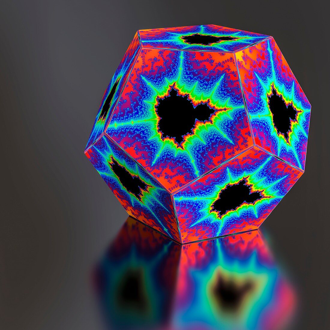 Regular dodecahedron, illustration