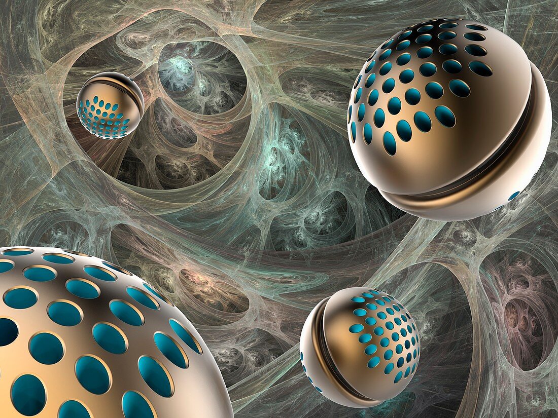 Nanorobots, illustration