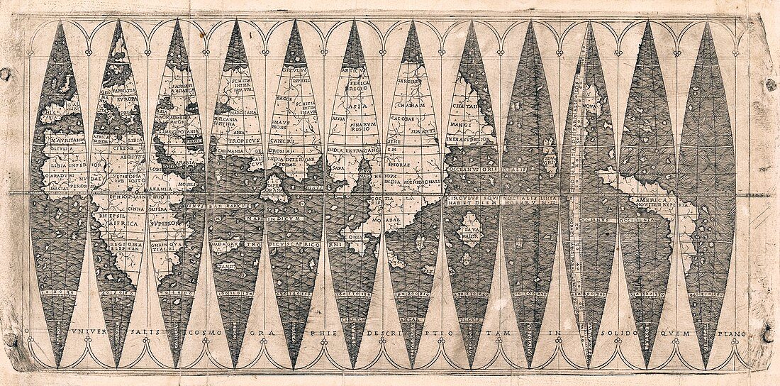Tross map gores, 16th century