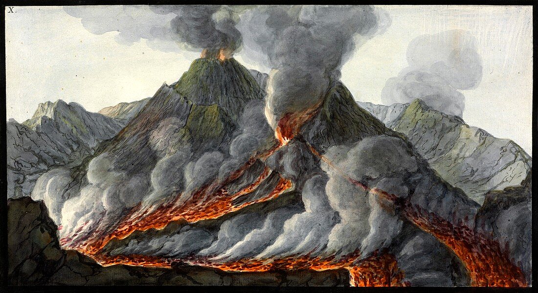 Mount Vesuvius eruption, 1756