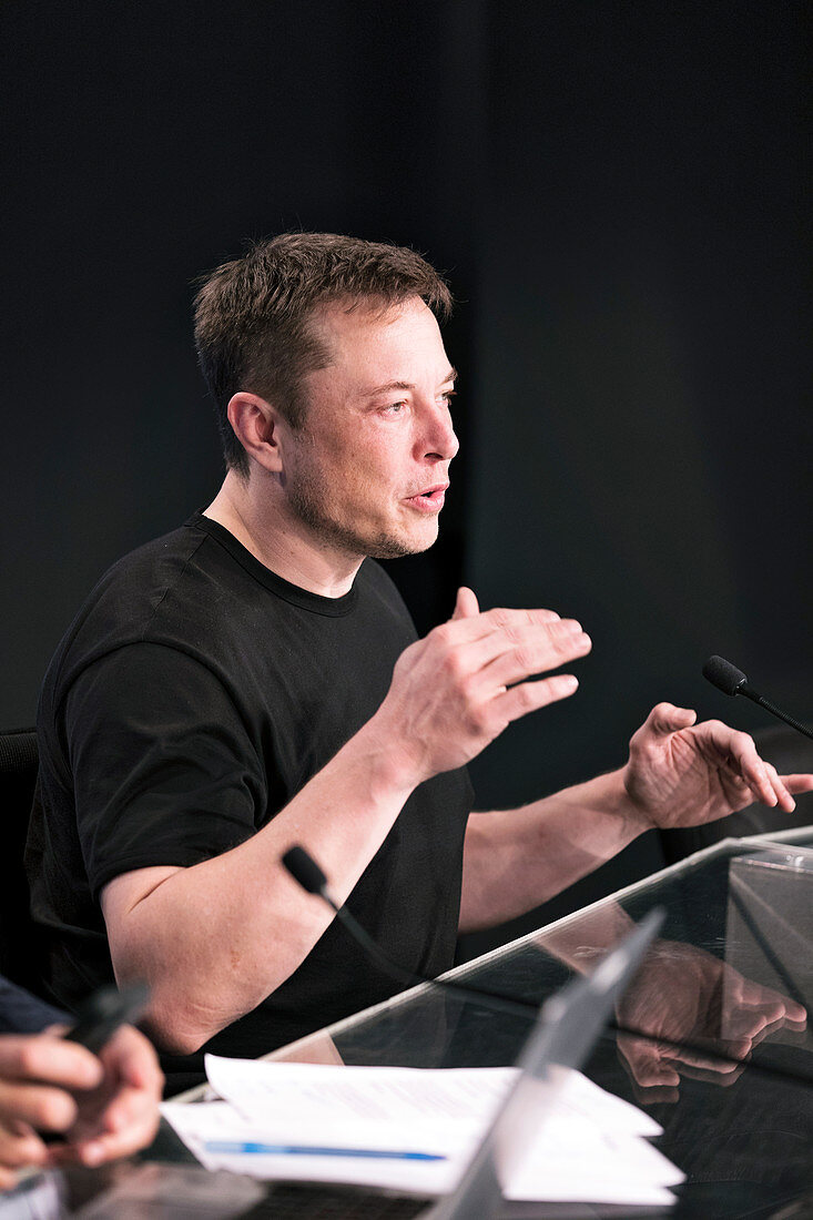 Elon Musk, SpaceX CEO and lead designer