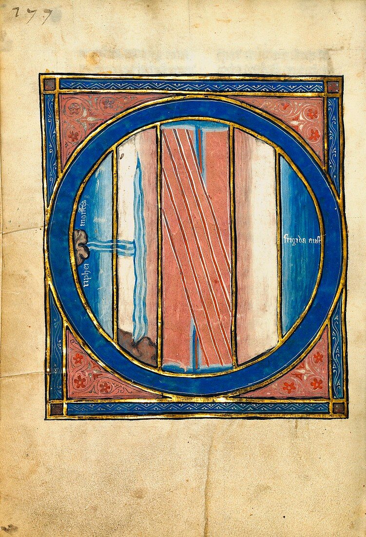 Map of climactic zones, 13th century