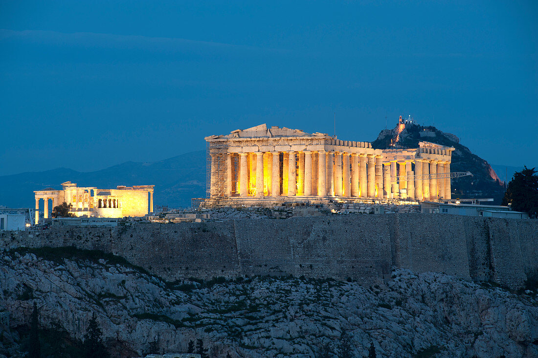 Parthenon on the Acropolis of Athens