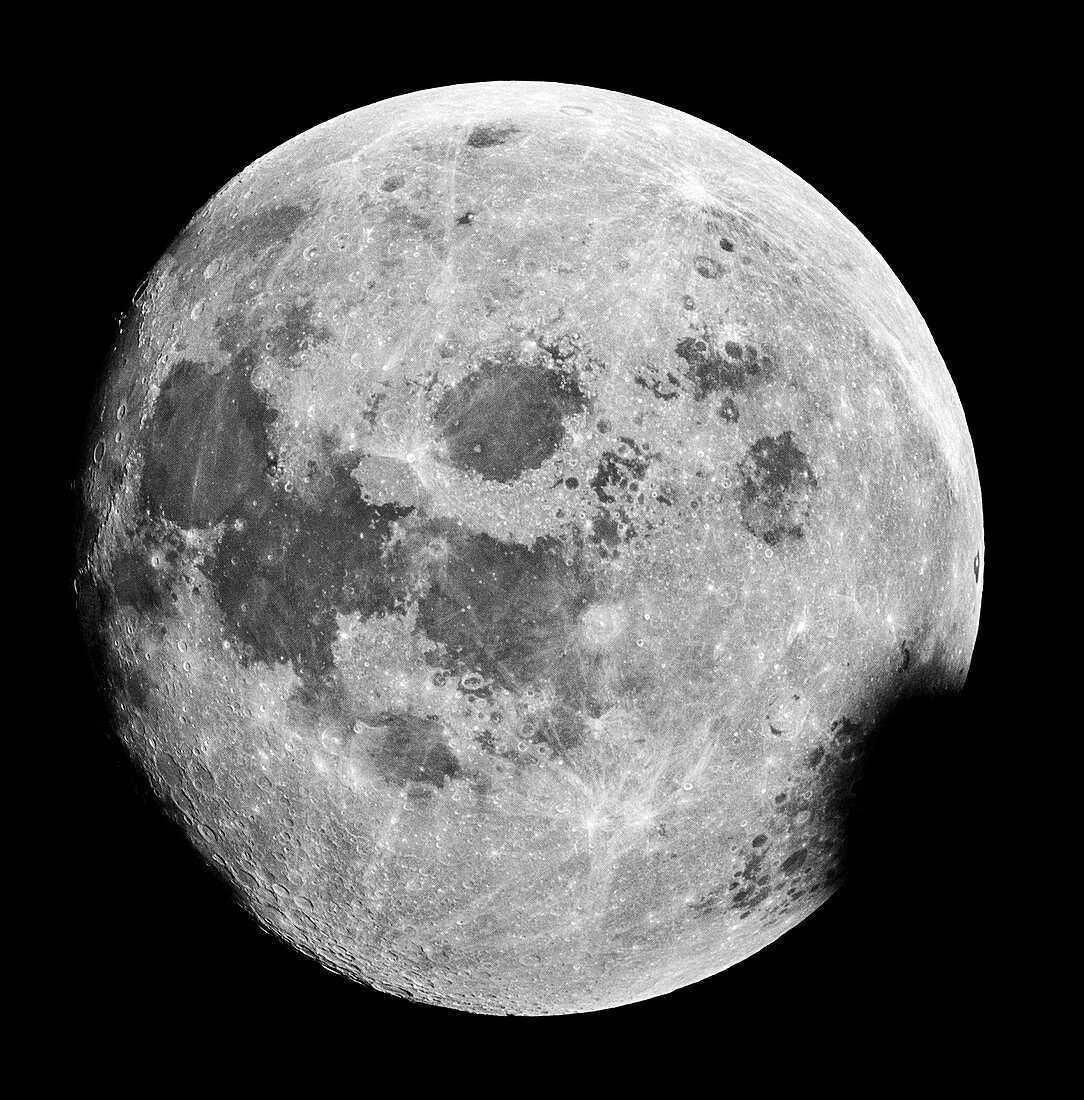 Moon, Apollo 13 image, 1970