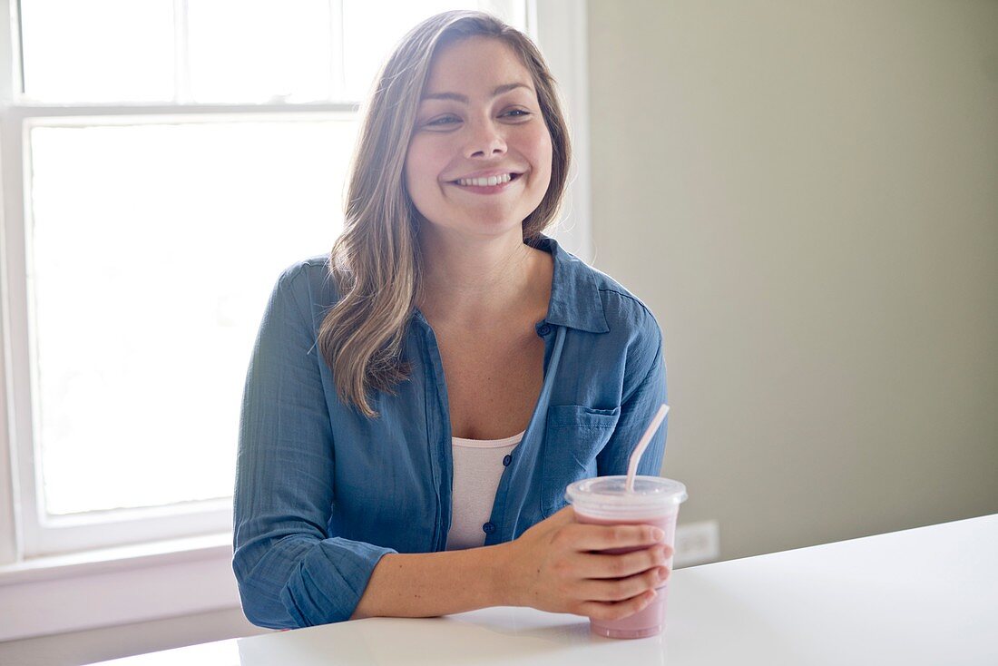 Smiling woman