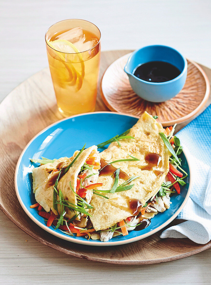 Chinese Chicken Omelettes