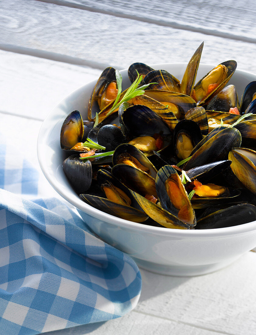 Mussels in white wine