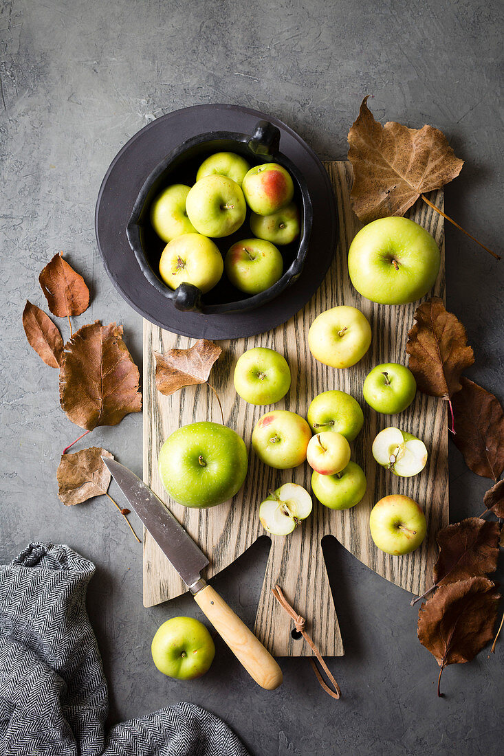 Mini pink lady apples