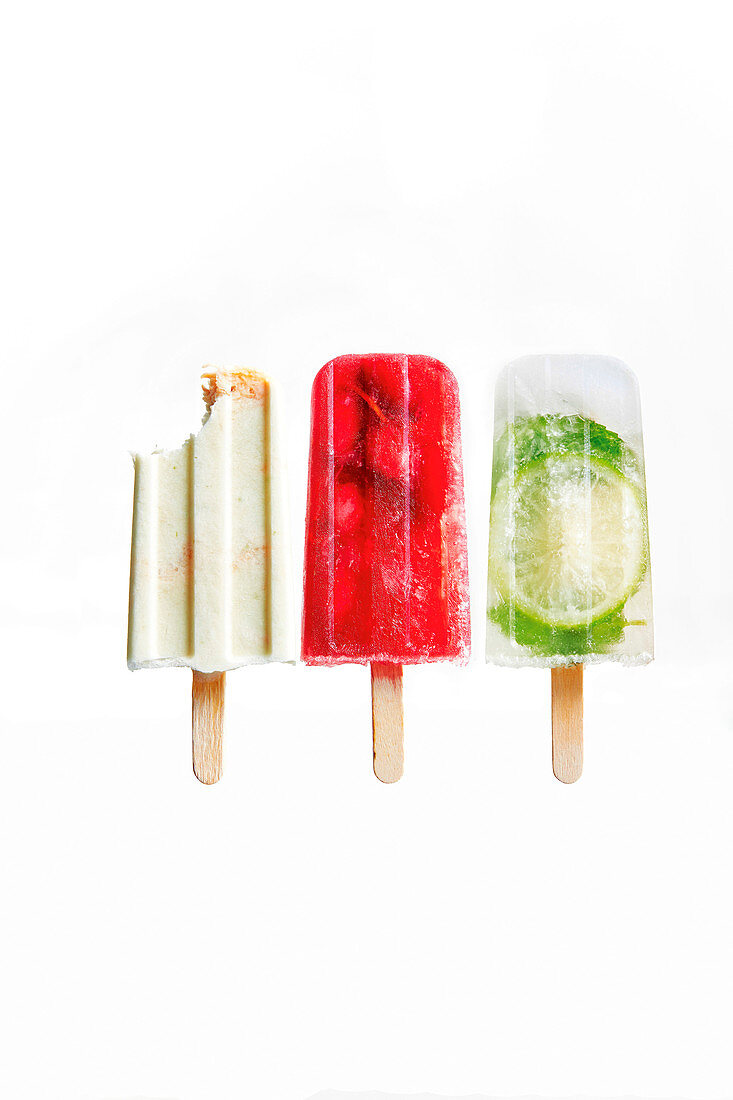 Pina colada Pops, sangria pops, mojito pops