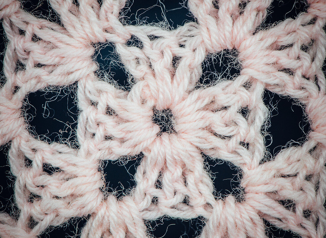 A lacy crochet pattern