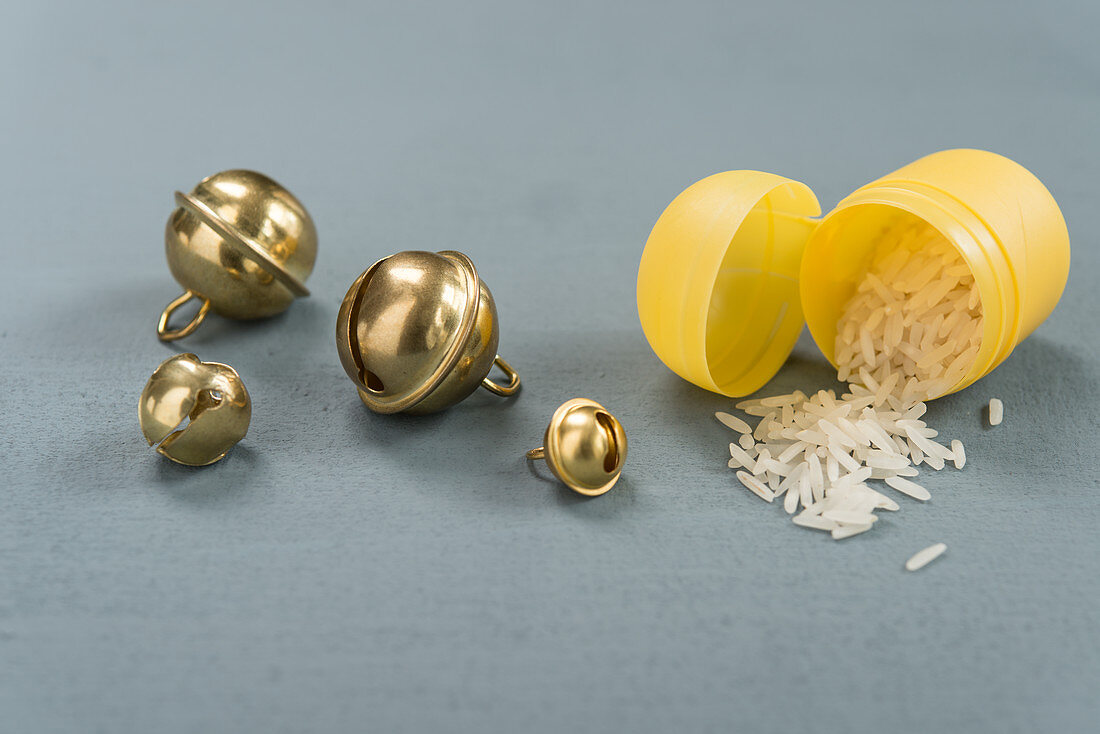 Bells and a capsule of rice