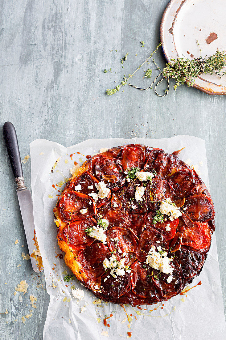 Tomaten-Tarte Tatin