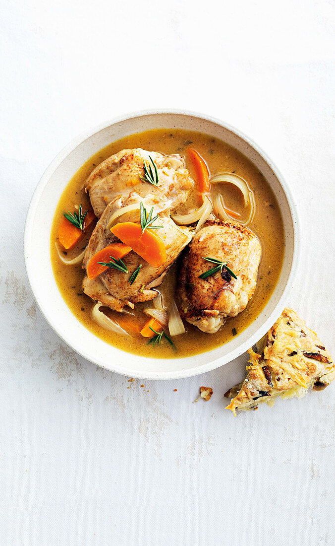 Chicken fricassee