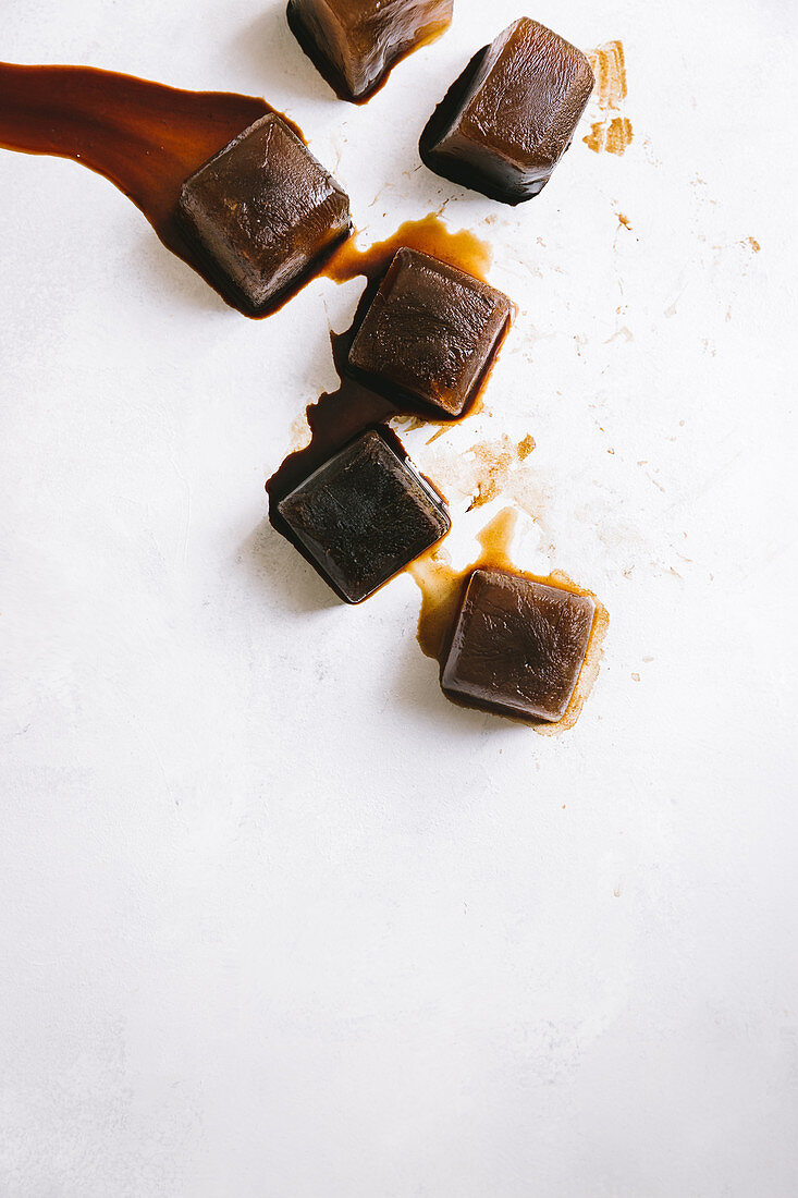 Coffee ice cubes