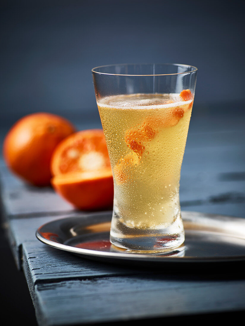 Tangerine Royale cocktail