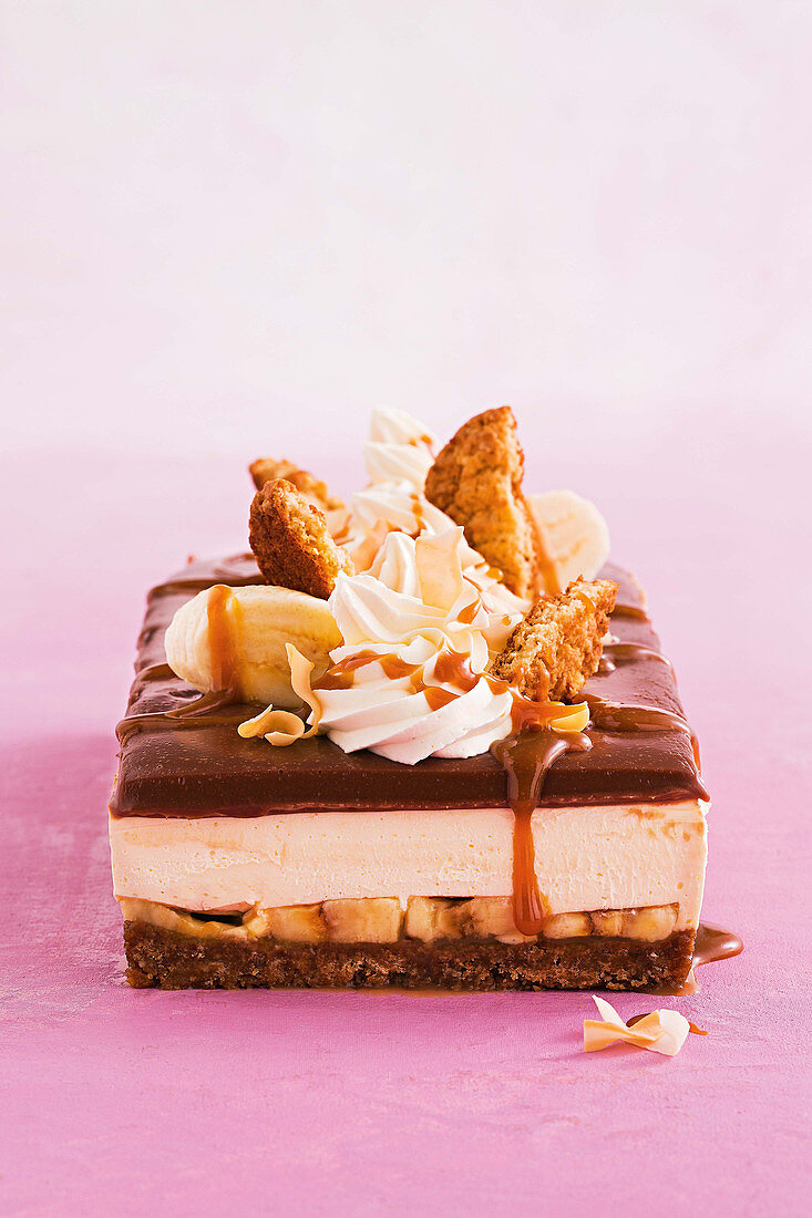 Anzac caramel slice