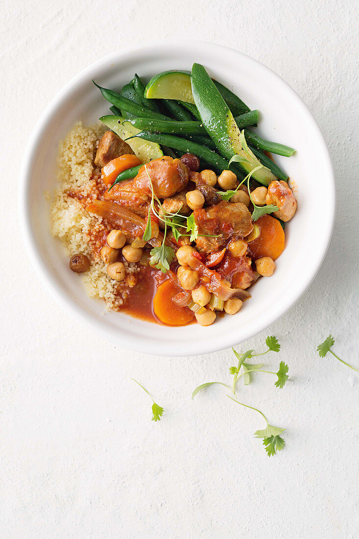 Pork and chickpea stew