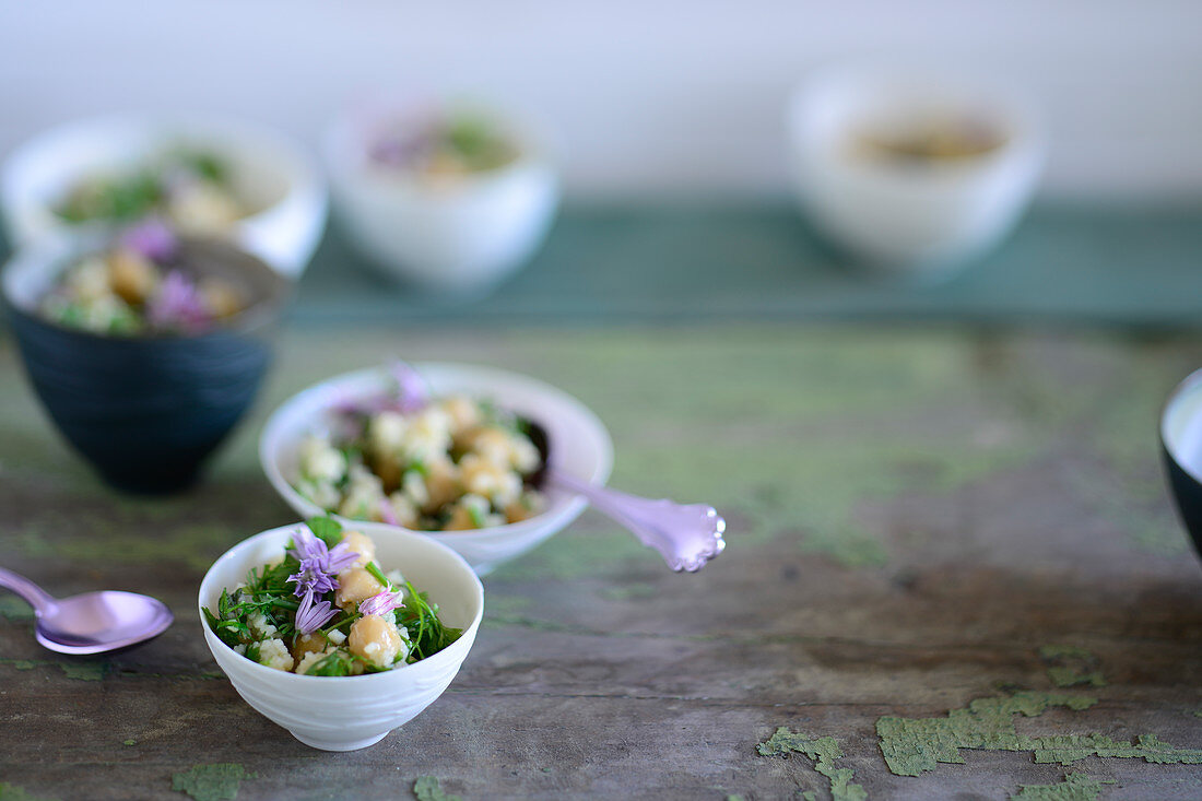 Kichererbsensalat mit Couscous