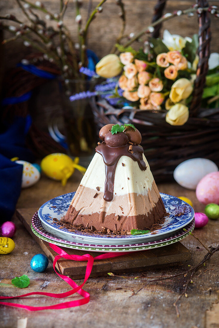 Pascha mit dreierlei Schokolade zu Ostern