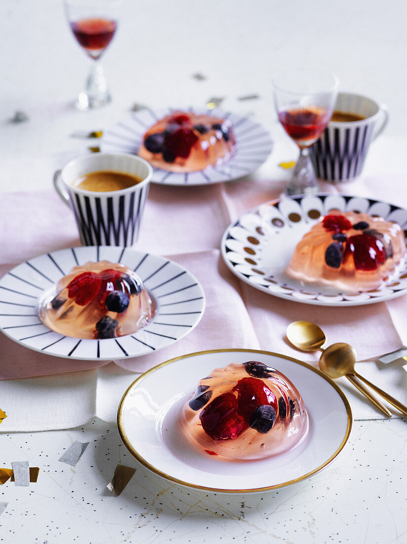 Elderflower, Champange and berry jellies (1960s)