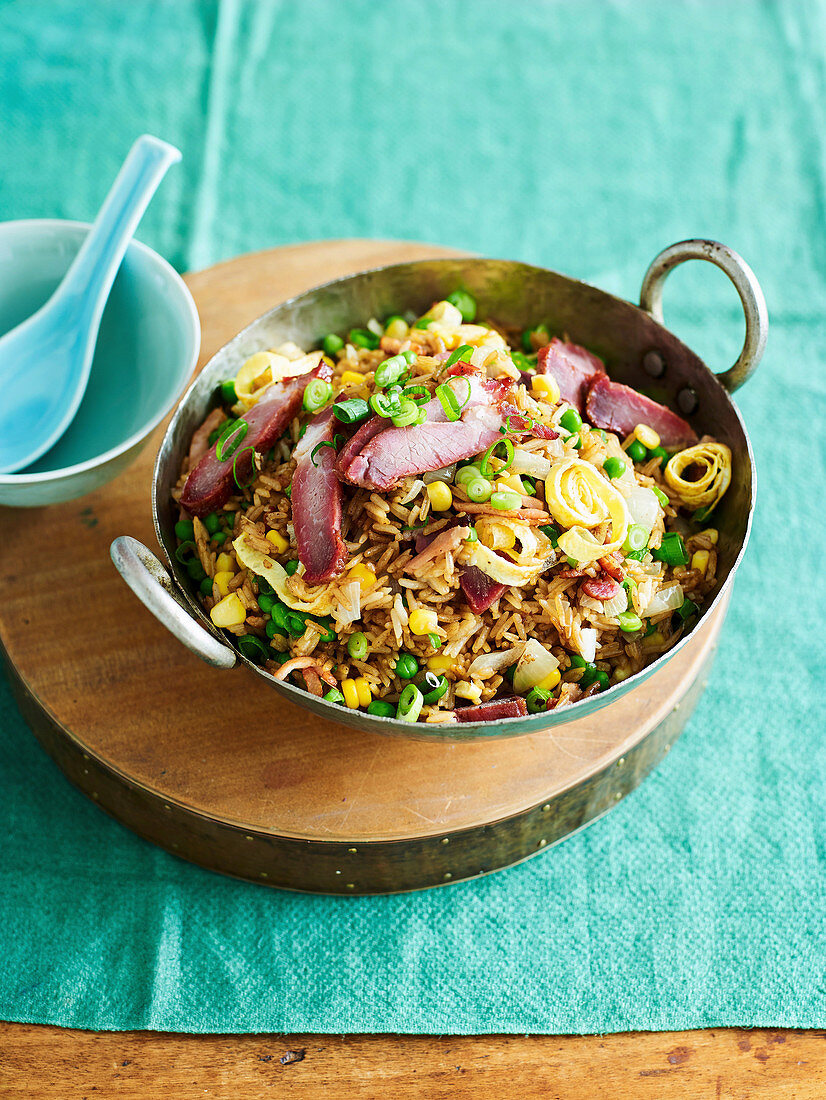 Asian fried rice with pork