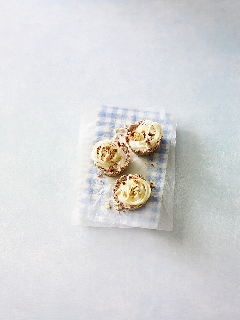 Apple ring tartlets