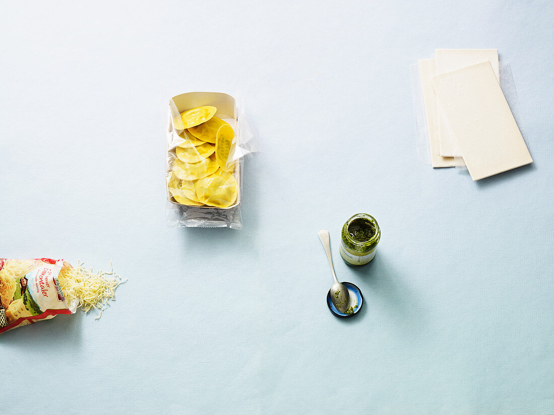 A symbolic image for quick pasta dishes