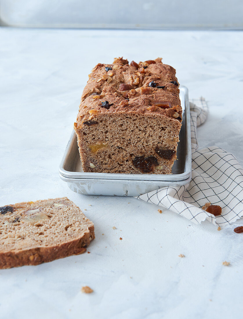 Zuckerfreies Früchtebrot (vegan)