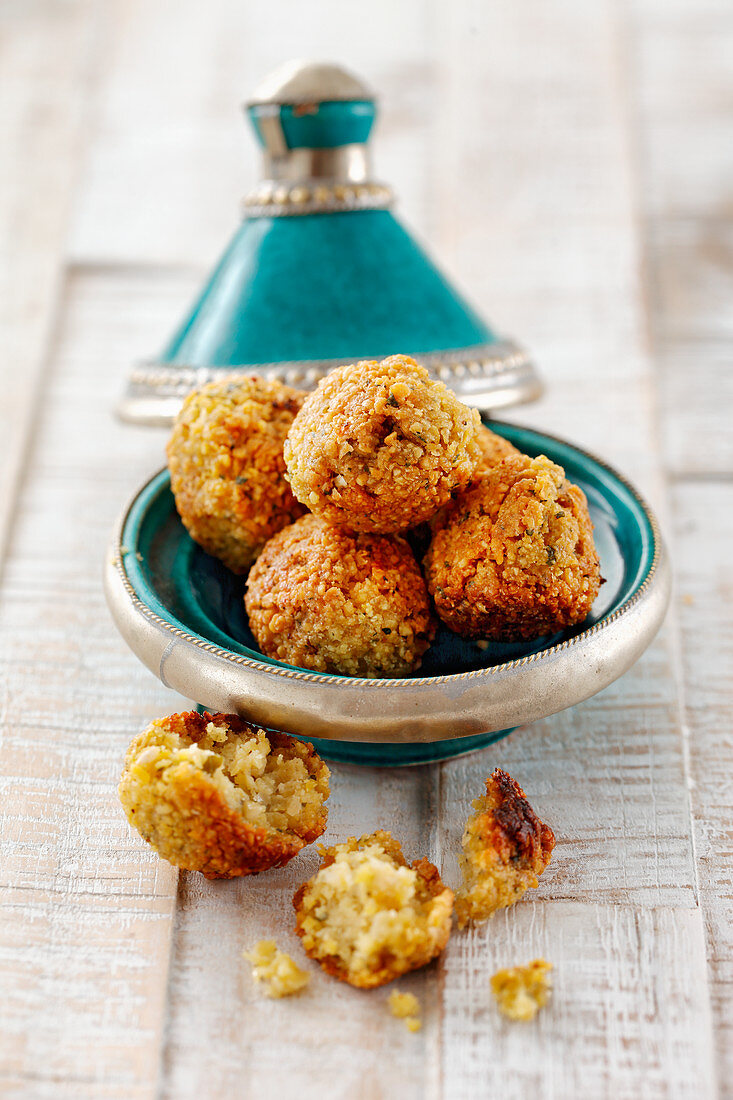 Falafel in Tajineform