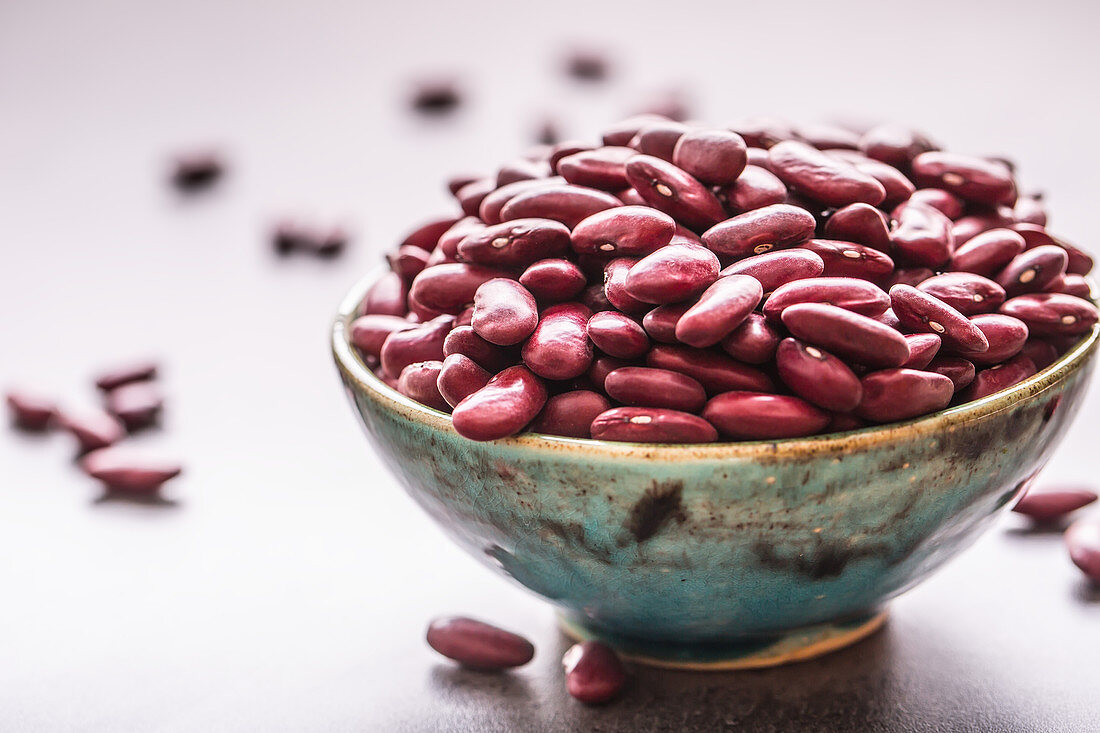 Red beans in bowl