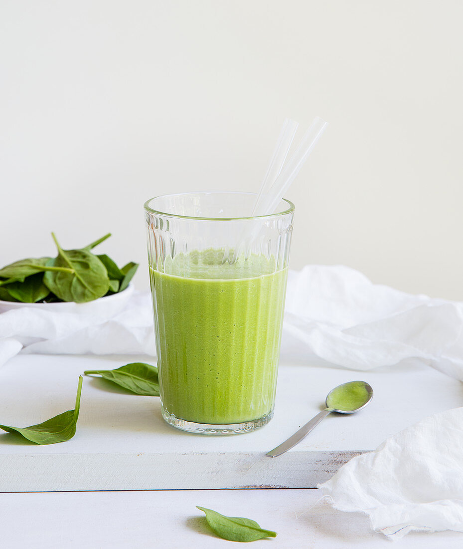 Grüner Spinatsmoothie