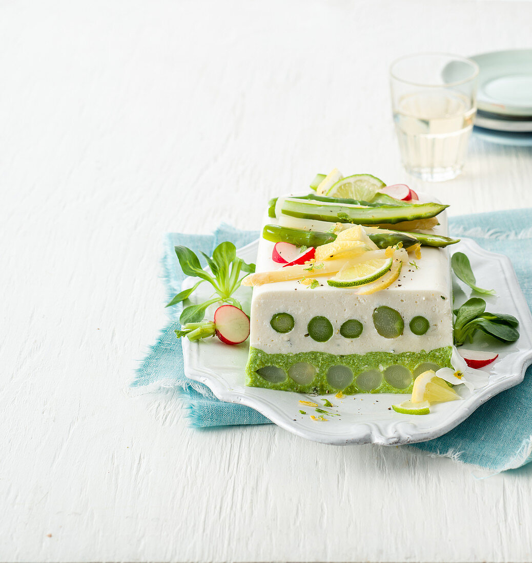 Ricotta-Spargel-Terrine