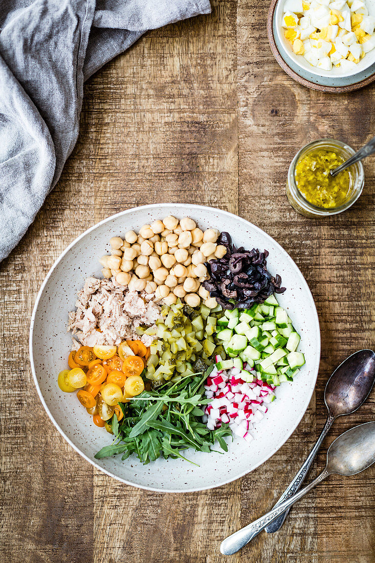 Chickpea Tuna Salad