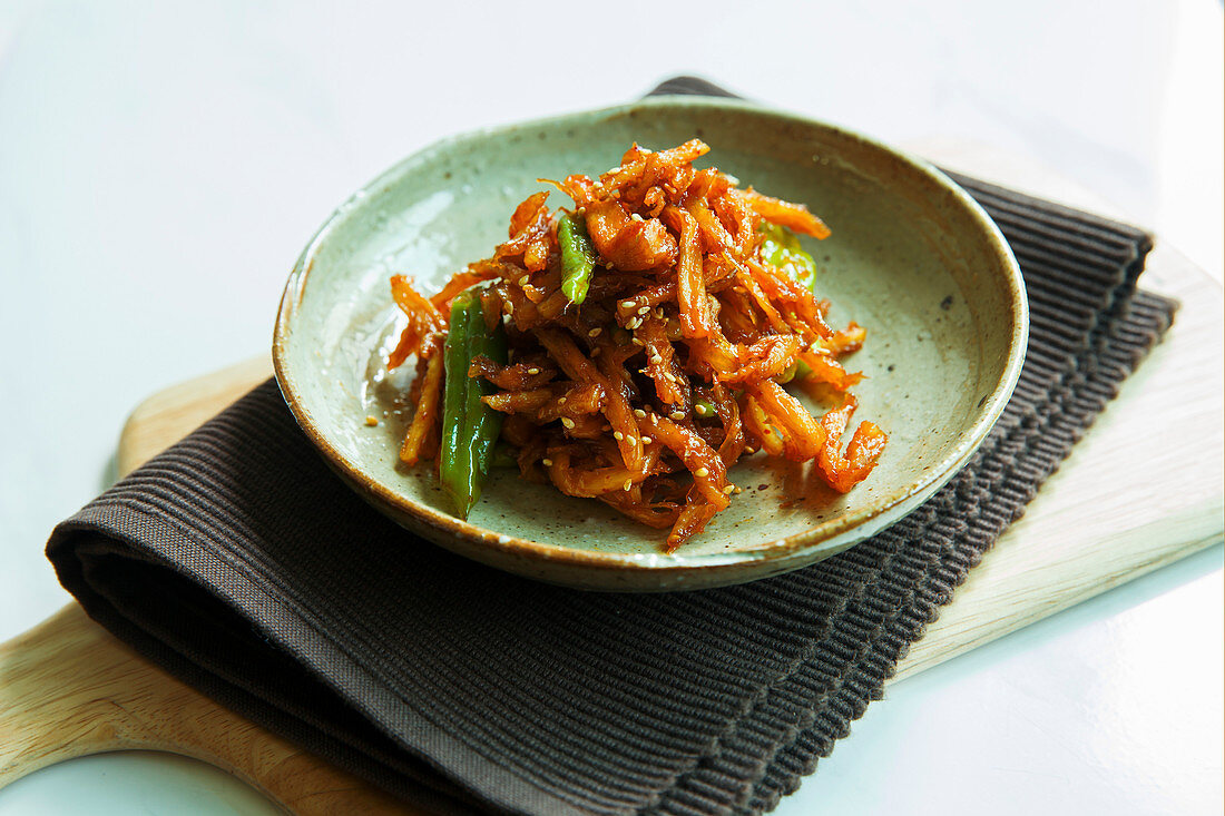 Korean spicy dried cuttle fish