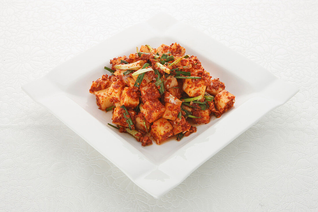 Kkaktugi (Rettich-Kimchi, Korea)